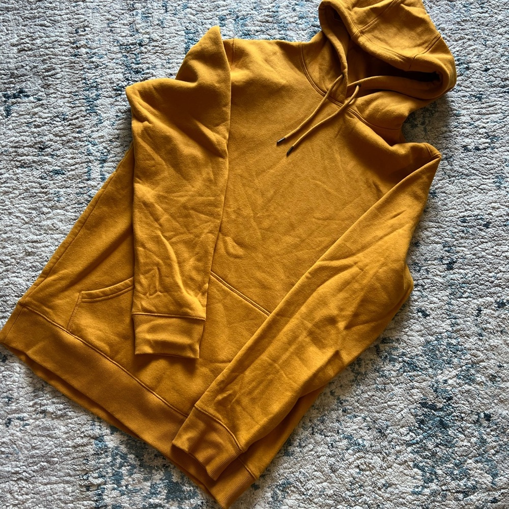 Women's Mustard Hoodie Sweater